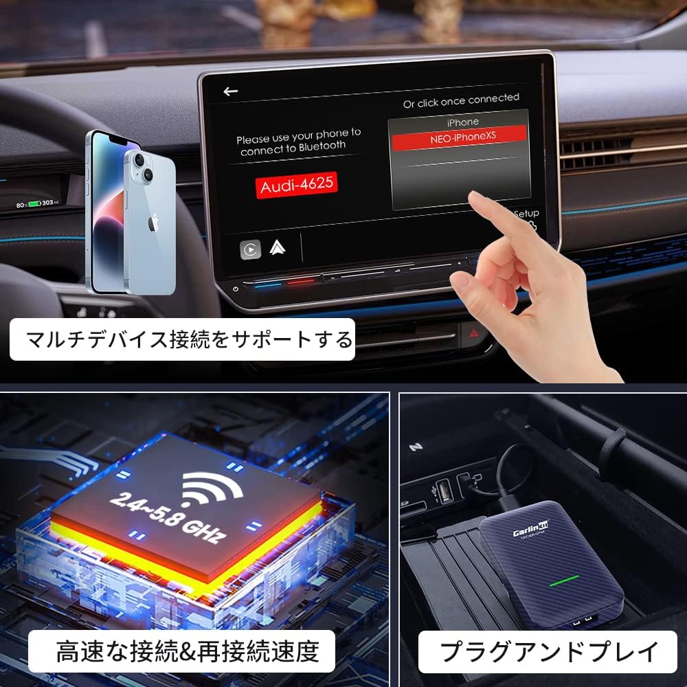 Carlinkit 4.0 Wireless CarPlay Android Auto Adapter Convert