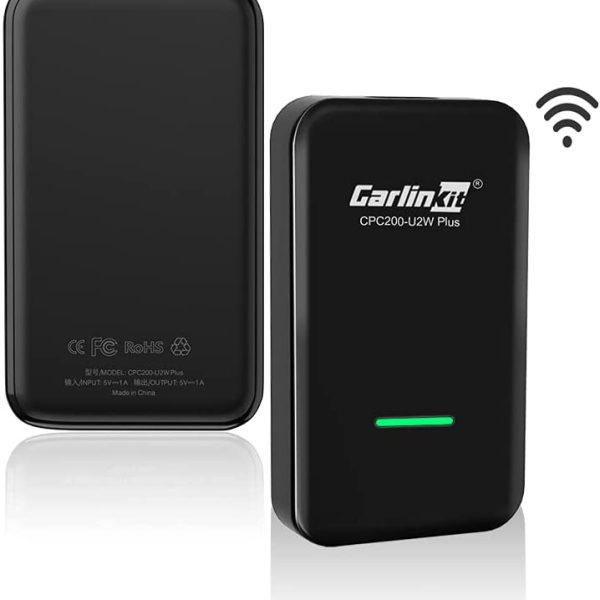 🔥工場CarPlayのための新しい3.0 Carlinkit (U2W plus)の無線アダプターは工場CarPlayを無線にワイヤーで縛られた変える🔥