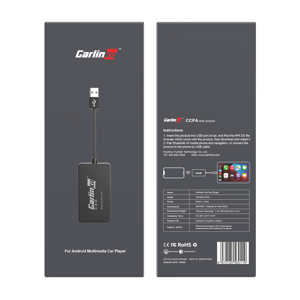 オートキット) Carlinkit CarPlayドングル アフターマーケット