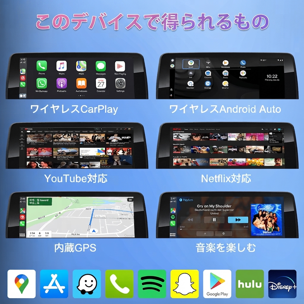 4 Max Ultra AI Box|Android 15 ワイヤレス CarPlay & Android Auto 対応 車載マルチメディアアダプター - 画像 (4)